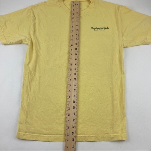 Margaritaville Tshirt Mens Medium Yellow Short Sleeve - Picture 9 of 9